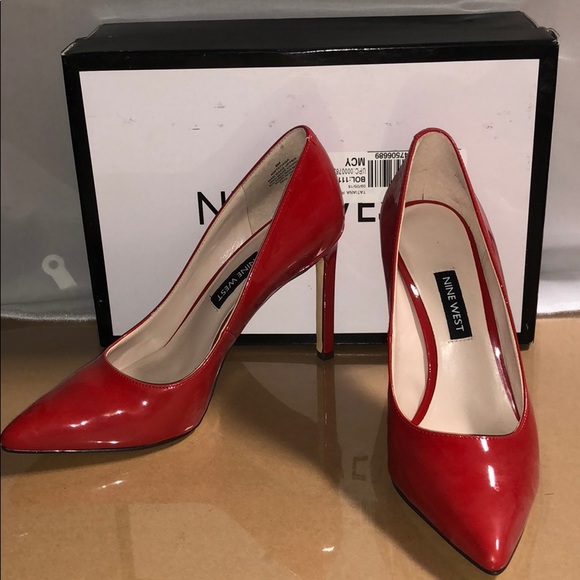 nine west tatiana pumps red